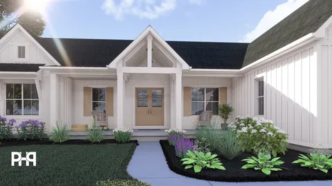 The Sycamore house plan, exterior view 6